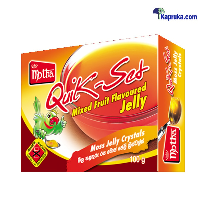 Motha Quick Set Mixe Fruits Flavoured Jelly- 100g Online at Kapruka | Product# grocery001885