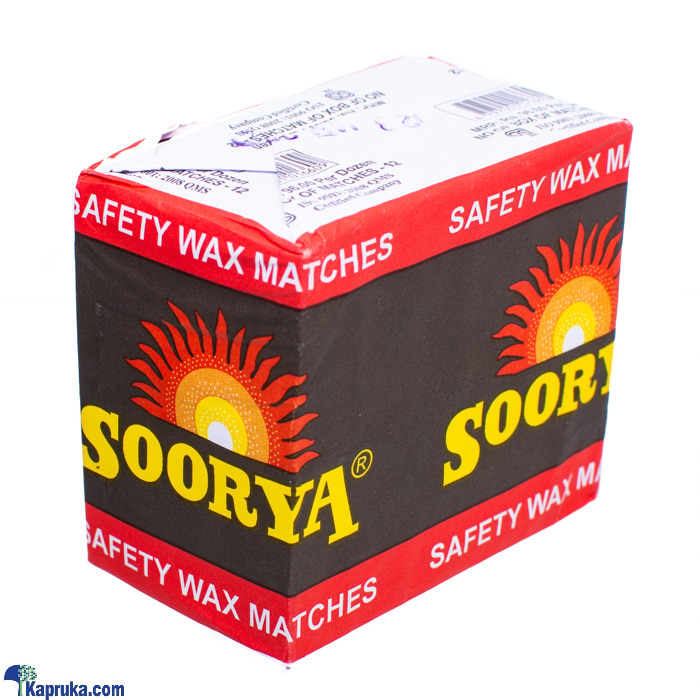 Soorya Wax Matches 12 Pack Online at Kapruka | Product# grocery001922