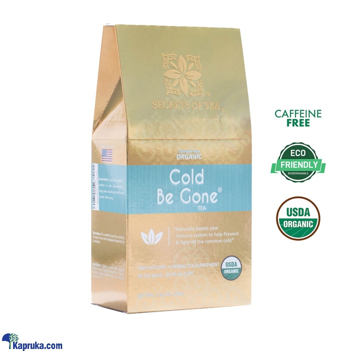 SECRETS OF TEA Cold Be Gone Tea - 40g Online at Kapruka | Product# grocery001946