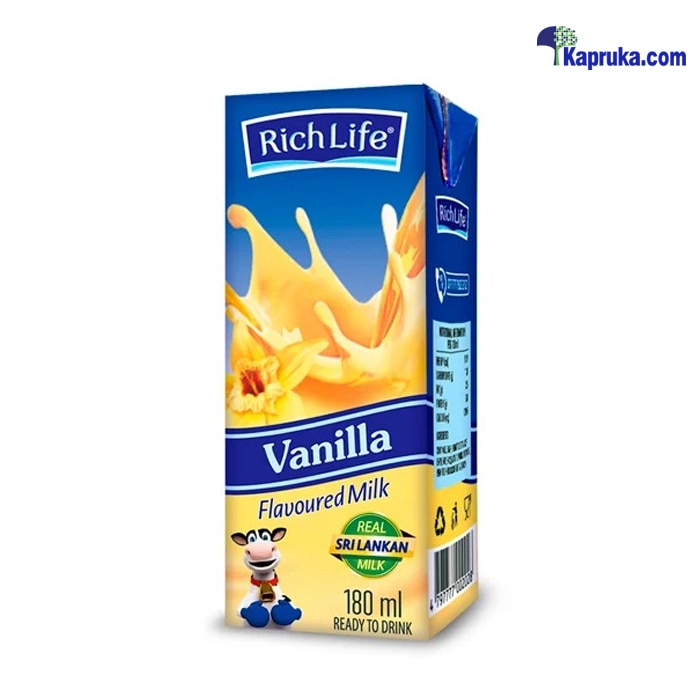 Rich Life Vanilla Flavoured Milk - 180 Ml Online at Kapruka | Product# grocery001963