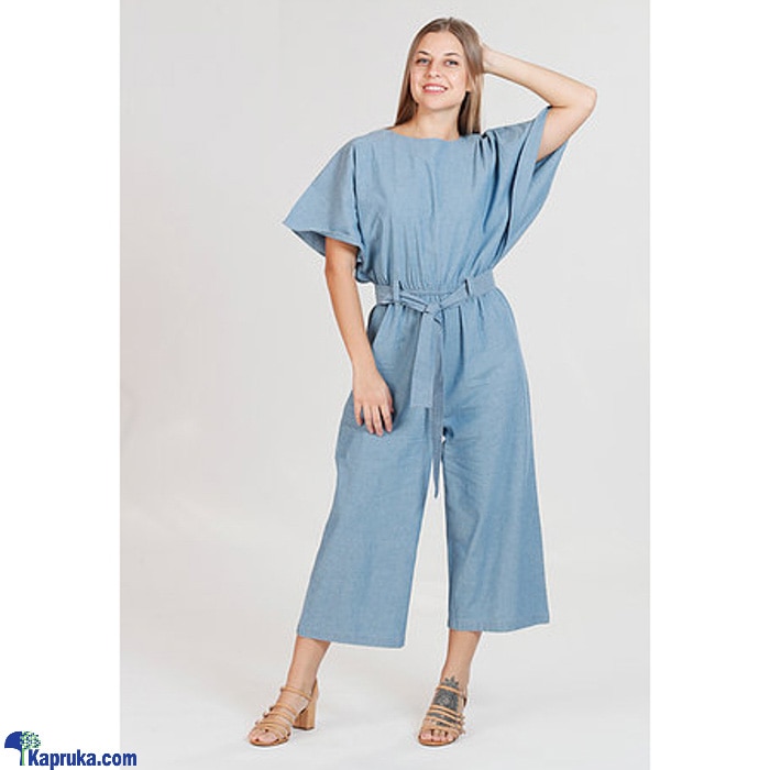 Chambray Romper With Belt MR 003 Online at Kapruka | Product# clothing02777