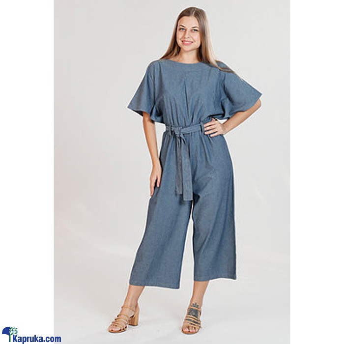 Chambray Romper With Belt MR 003 Online at Kapruka | Product# clothing02778