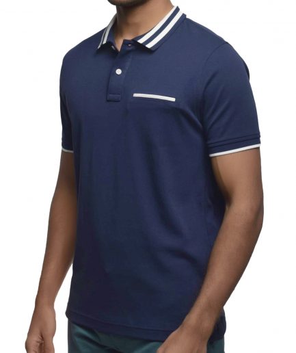 Men's Slim Fit Classic Sport Polo T- Shirt Navy Online at Kapruka | Product# clothing02816