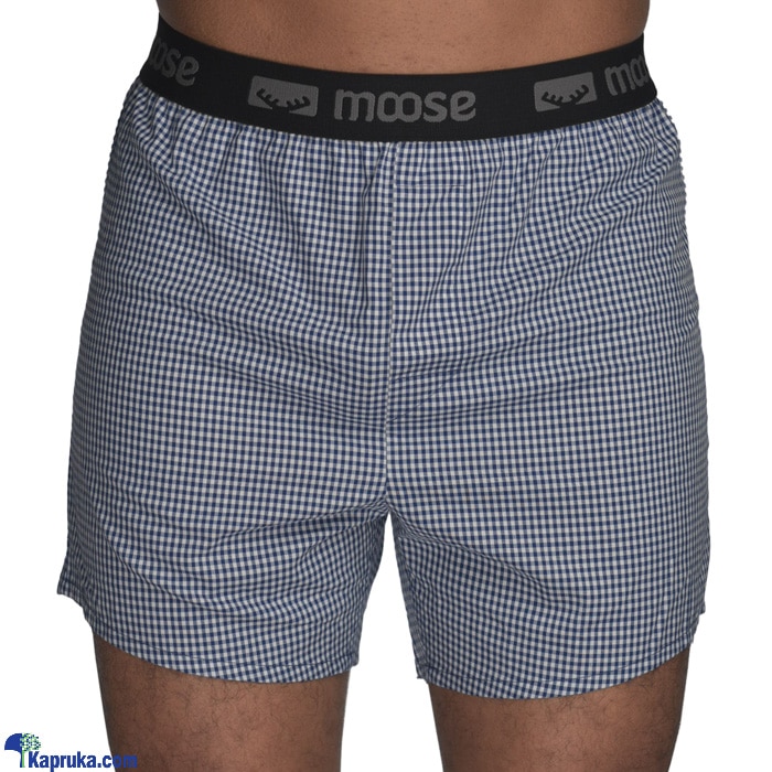 MOOSE Men`s Boxer Short Blue and Wh Price in Sri Lanka At Kapruka