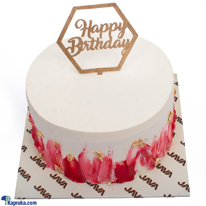 Java Strawberry Cream Vanilla Cake Online at Kapruka | Product# cakeJAVA00181