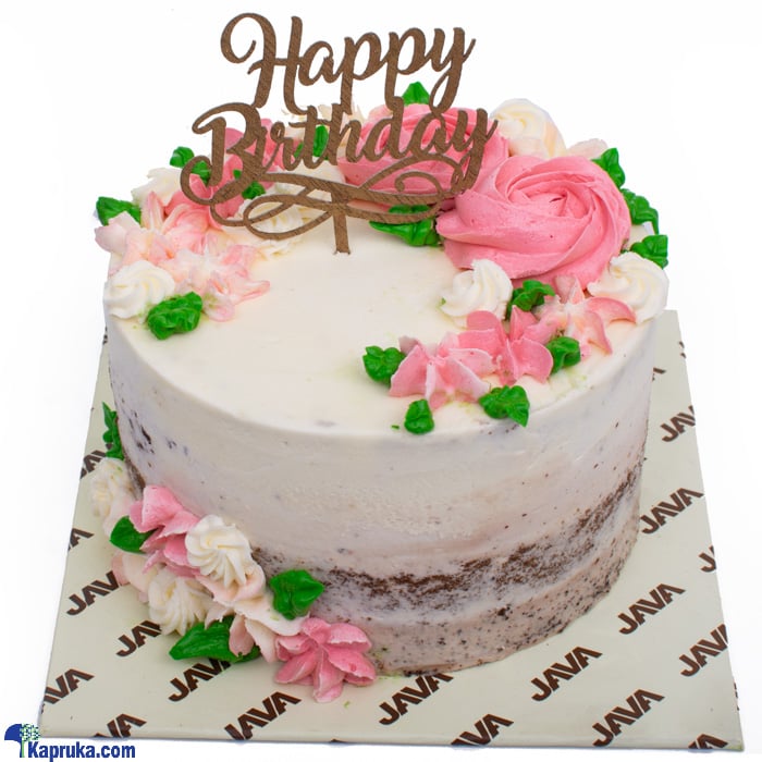 Java Vanilla And Choco Naked Rosette Cake Online at Kapruka | Product# cakeJAVA00183