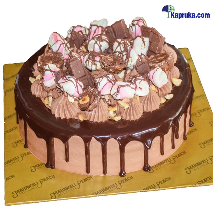 Mahaweli Reach Chocolate Rocky Road Drip Cake Online at Kapruka | Product# cake0MAH00291