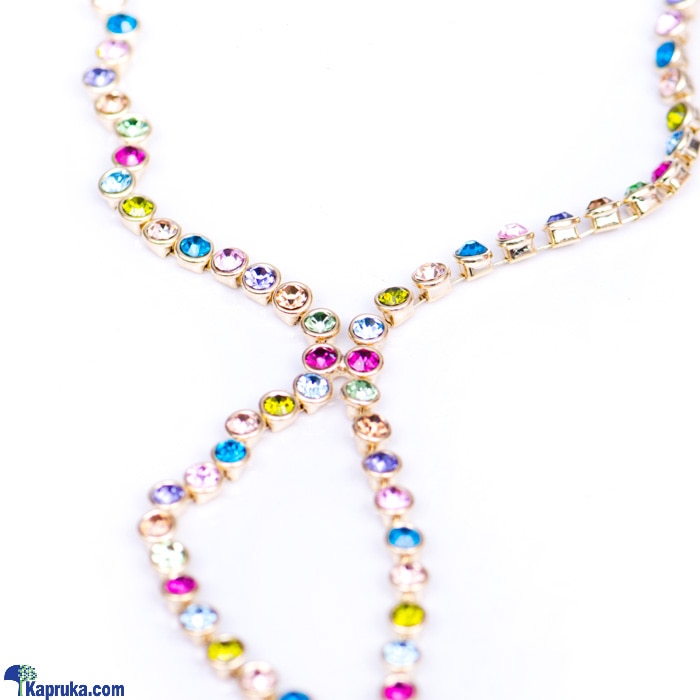 Necklace For Women Embellished With Colorful Crystals From Swarovski Elemants Online at Kapruka | Product# jewllery00SK798
