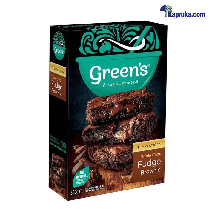 Greens Triple Choc Fudge Brownie 500g (premium Mix) Online at Kapruka | Product# grocery002010