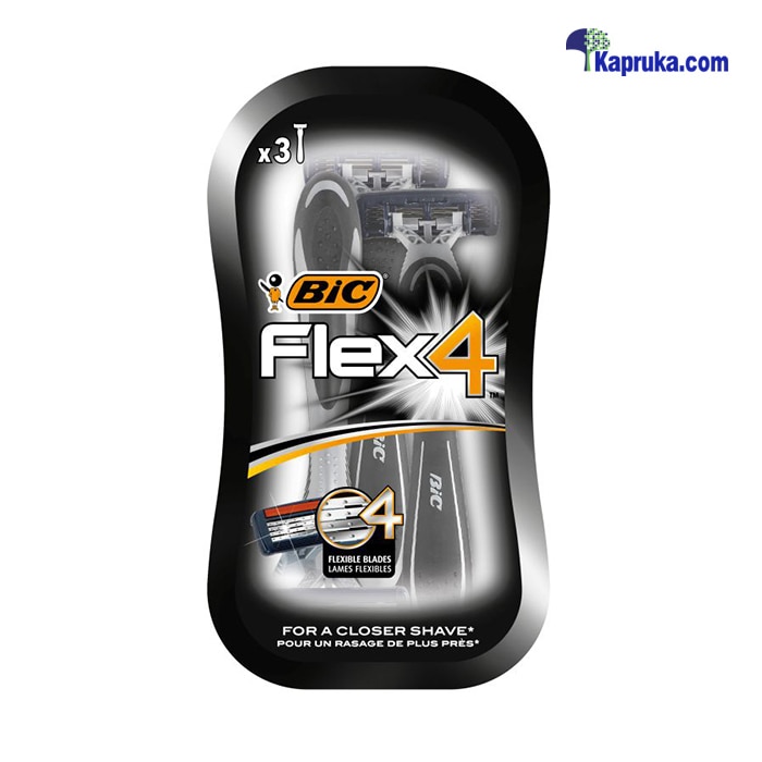BIC Flex 4 - Pack Of 3 Razors Online at Kapruka | Product# grocery002042