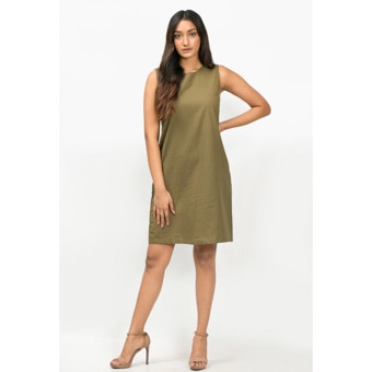 Urban Root Dark Green Sleeveless Short Dress Online at Kapruka | Product# clothing02977