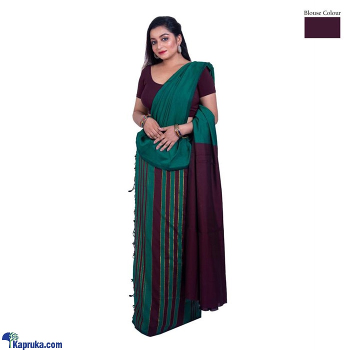 Cotton And Reyon Mixed Saree SR098 Online at Kapruka | Product# clothing03113