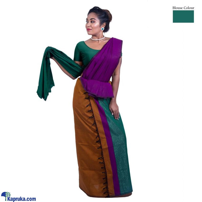 Cotton And Reyon Mixed Saree SR100 Online at Kapruka | Product# clothing03116