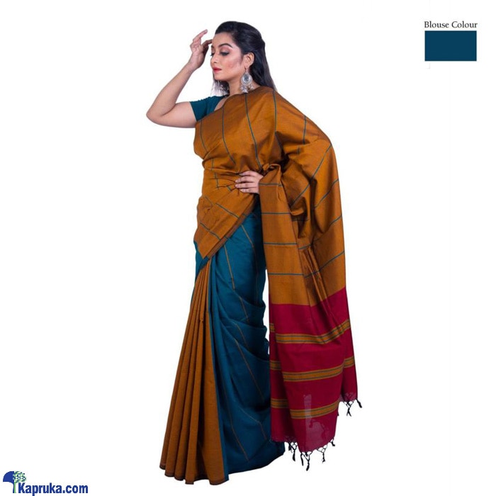 Cotton And Reyon Mixed Saree SR102 Online at Kapruka | Product# clothing03126