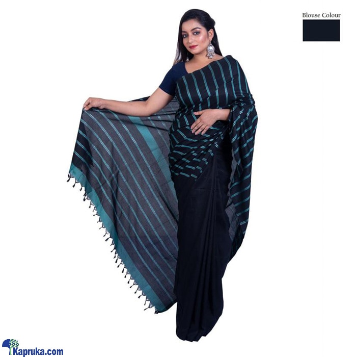 Cotton And Reyon Mixed Saree SR113 Online at Kapruka | Product# clothing03124