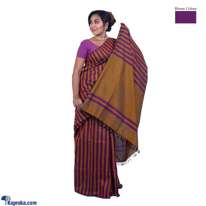 Cotton And Reyon Mixed Saree SR114 Online at Kapruka | Product# clothing03137