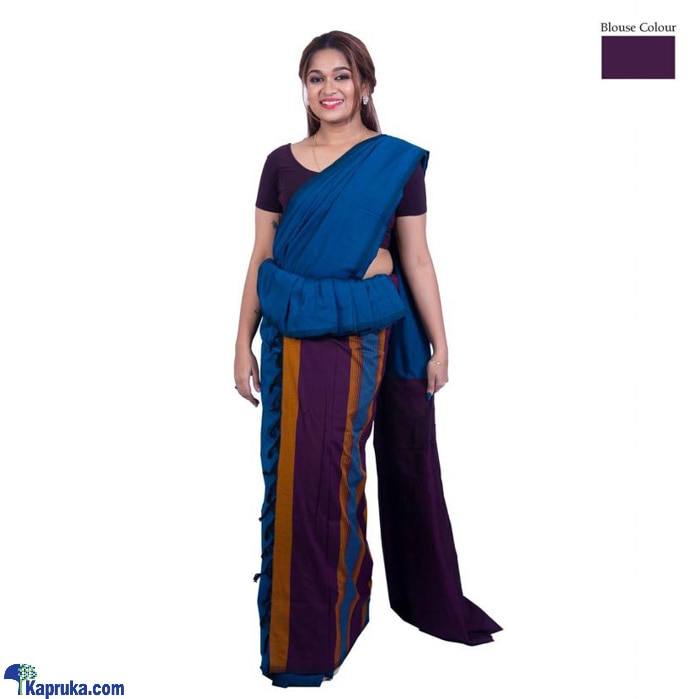 Cotton And Reyon Mixed Saree SR117 Online at Kapruka | Product# clothing03114