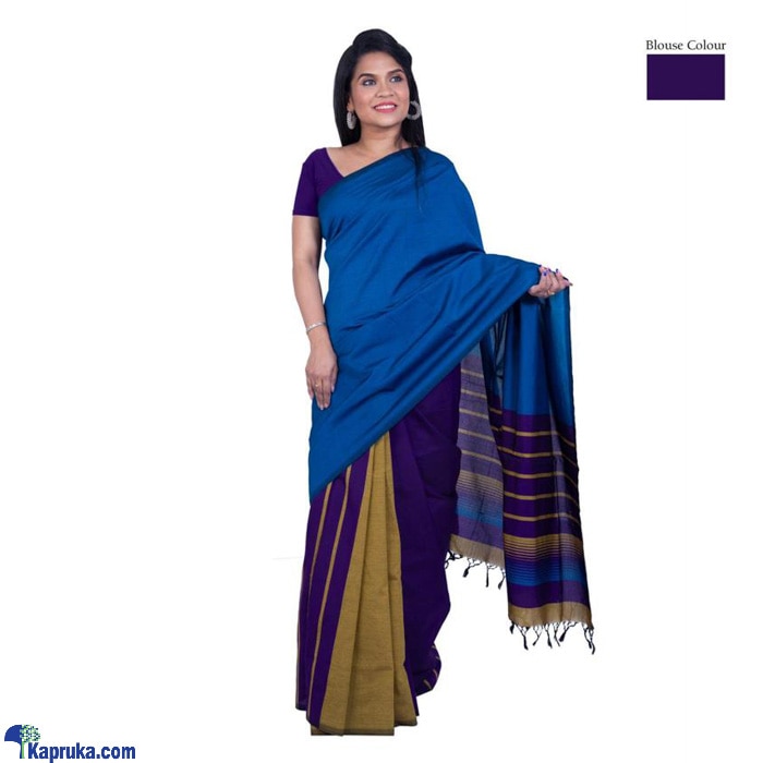 Cotton And Reyon Mixed Saree SR134 Online at Kapruka | Product# clothing03134