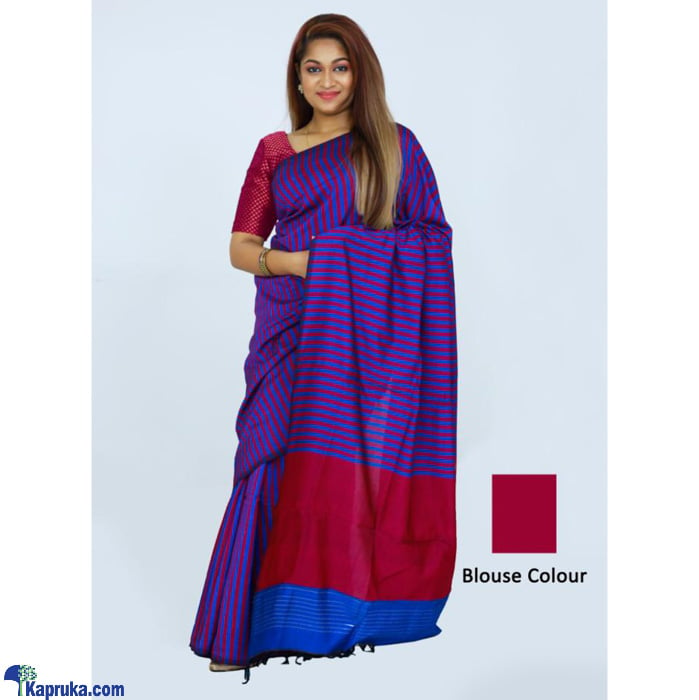 Cotton And Reyon Mixed Saree SR014 Online at Kapruka | Product# clothing03140