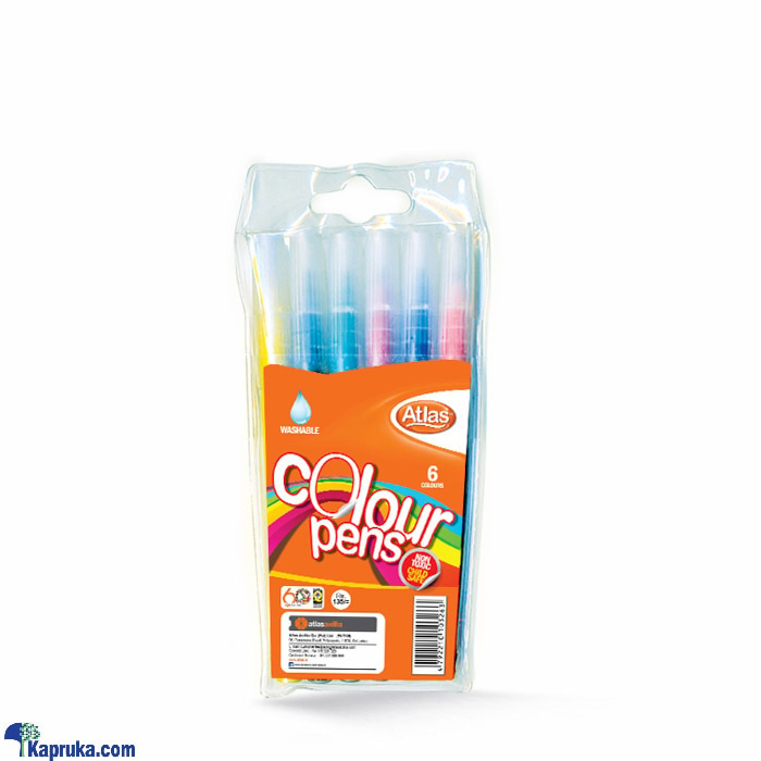 Atlas Color Pen Wallet (6 Colors) Online at Kapruka | Product# childrenP0679
