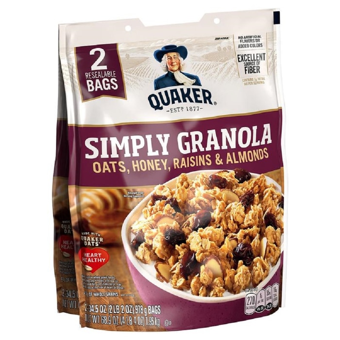 Value Pack - Quaker Simply Granola Cereal,(978gx2)- 1.95kg Online at Kapruka | Product# grocery002098