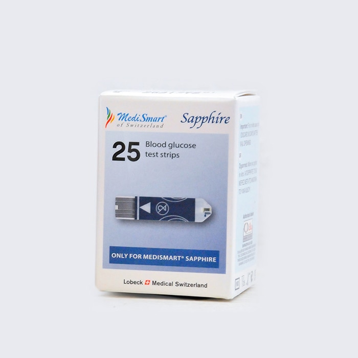Medismart Sapphire Strip 25pcs Online at Kapruka | Product# elec00A2813