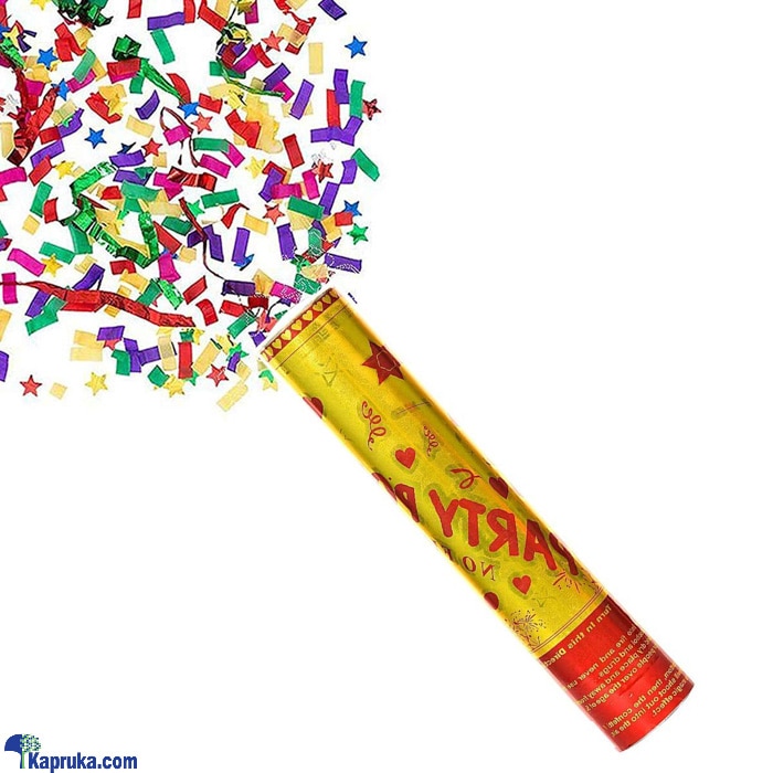 Confetti Cannon- Multicolor Confetti Shooters For Birthday, Graduation, Party, New Year's Eve, Weddings Online at Kapruka | Product# partyP00131