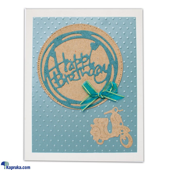 Handmade 'happy Birthday' Scooter Card Greeting Card Online at Kapruka | Product# greeting00Z311