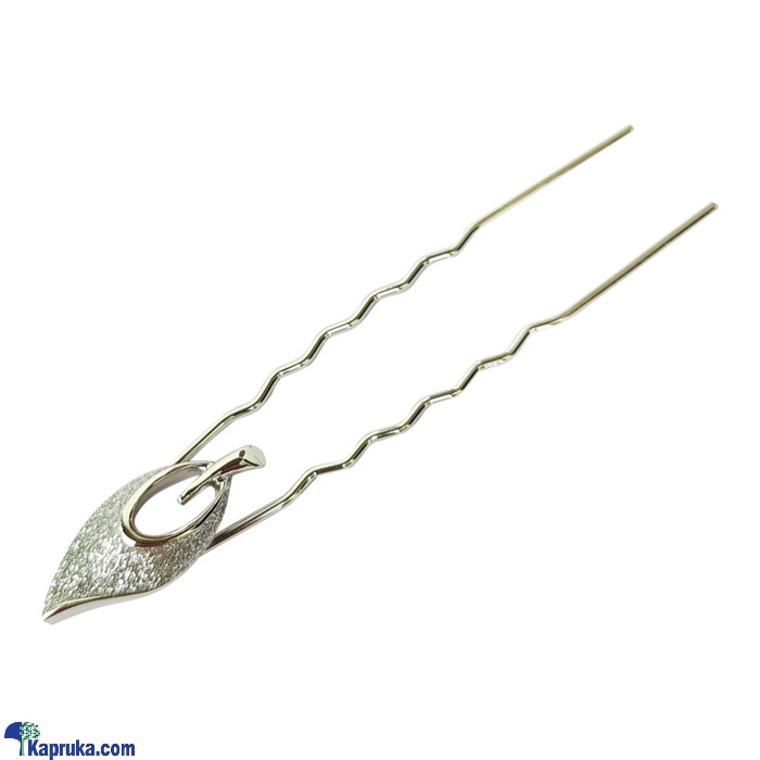 Silver Leaf Style Hair Pin - Sri Lankan Kandyan Bridal Wear Hair Pin - Hair Accessories For Women And Girls - Ladies Simple And Elegant Traditional Online at Kapruka | Product# fashion002073