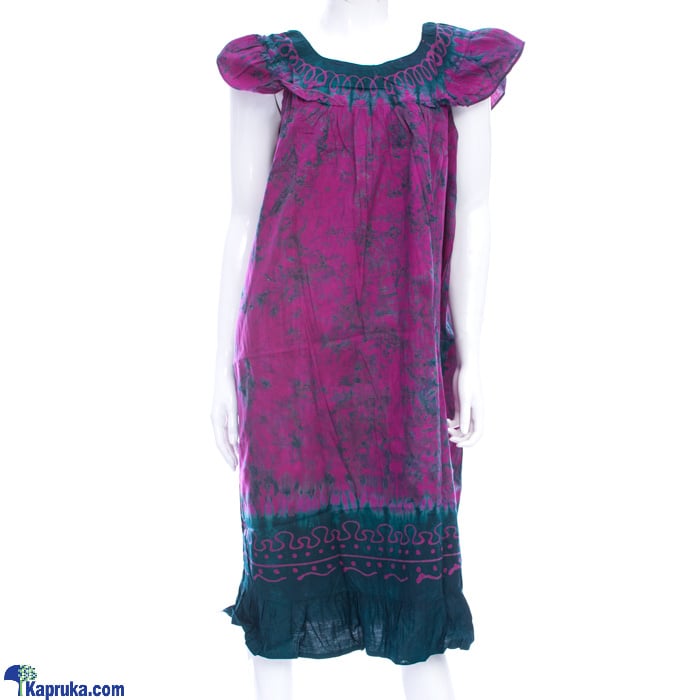 Hand Craft Cotton Batik Night Dress - 003 Online at Kapruka | Product# clothing03267