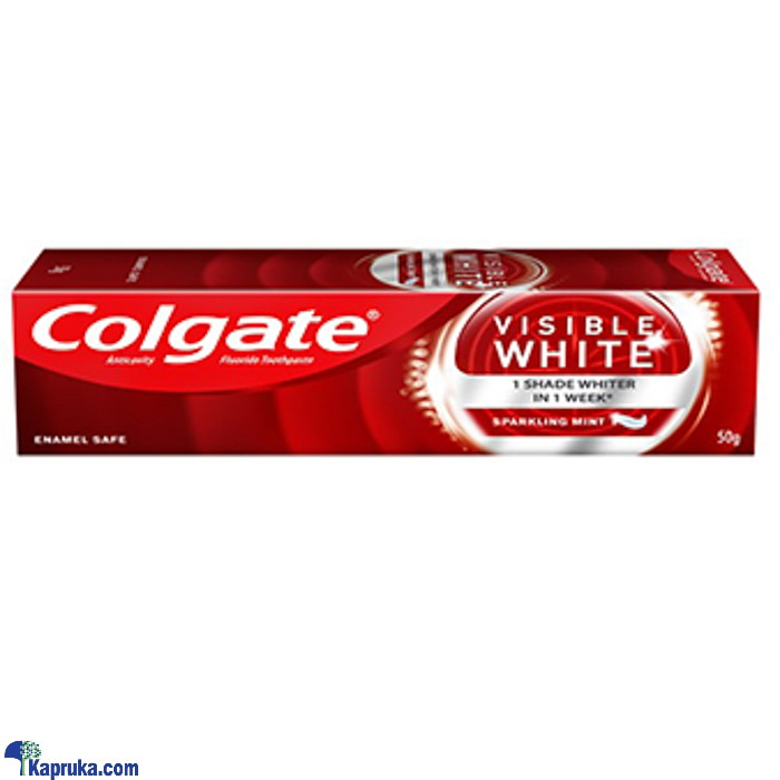 COLGATE VISIBLE WHITE Toothpaste 50G Online at Kapruka | Product# grocery002128