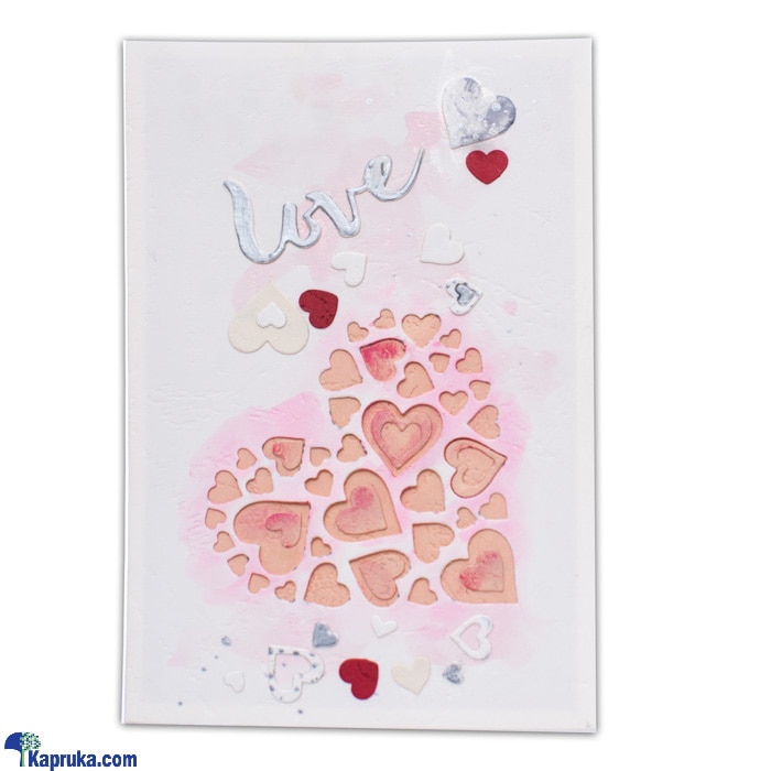 'love' Hearts Handmade Greeting Card Online at Kapruka | Product# greeting00Z313
