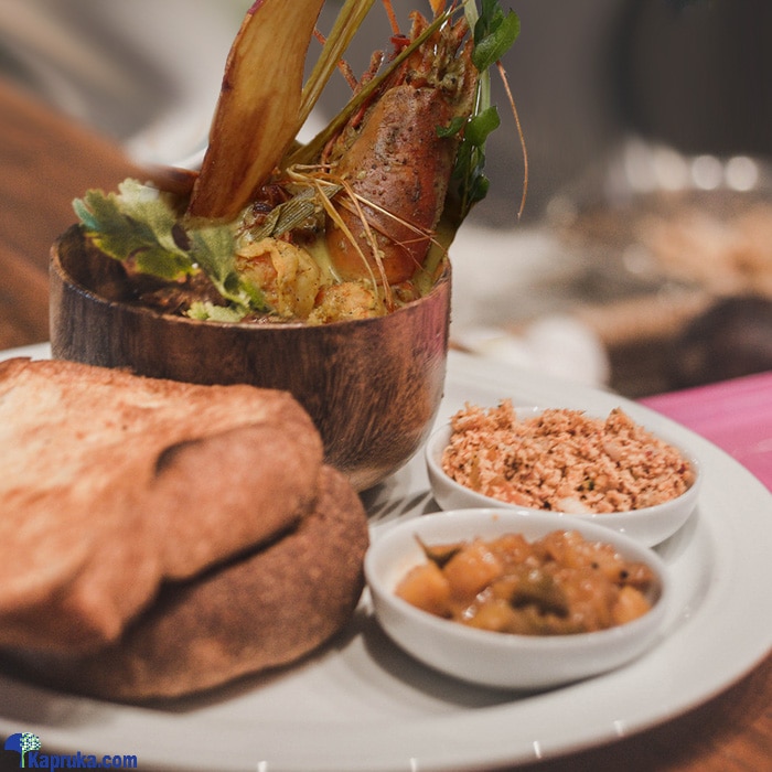 Batticaloa Prawn Curry  (CREAMY COCONUT) Homemade Roast Paan Online at Kapruka | Product# starbean0126_TC1