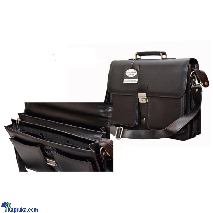 PGR 28 Laptop Office Bag - Gent's Black Bag For Business Work Office- Laptop Shoulder And Hand Bag Online at Kapruka | Product# fashion002111