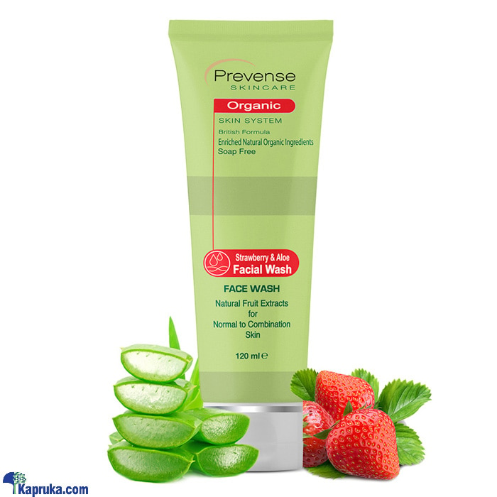 Prevense Strawberry And Aloe Face Wash For Normal To Combination Skin - 120ml Online at Kapruka | Product# cosmetics00519