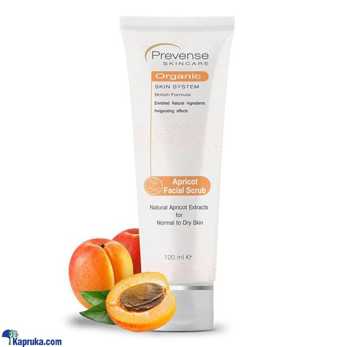 Prevense Apricot Facial Scrub For Normal To Dry Skin - 120ml Online at Kapruka | Product# cosmetics00515