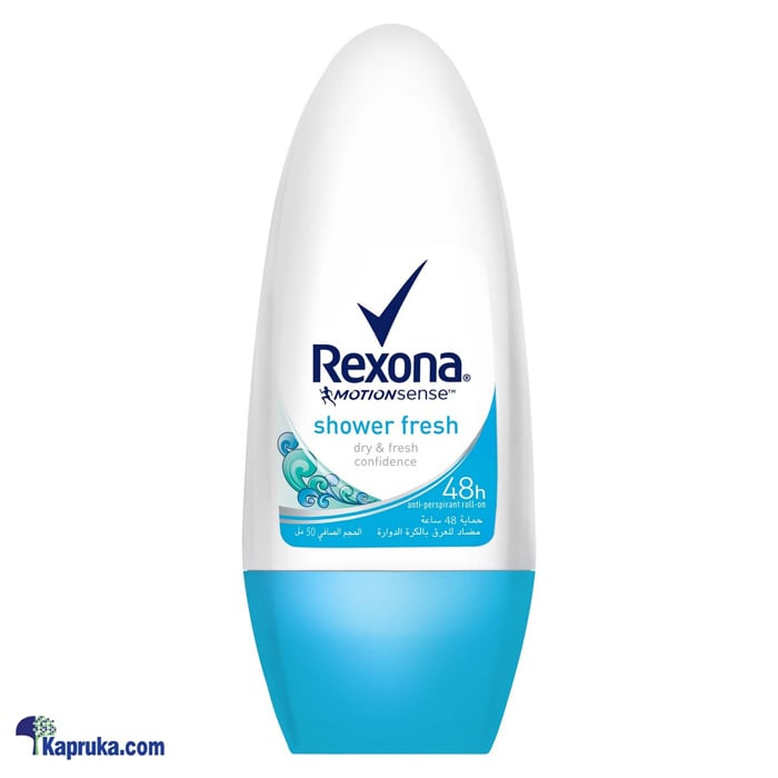 Rexona Women Shower Clean Roll- On Deodorant 50ml Online at Kapruka | Product# cosmetics00633