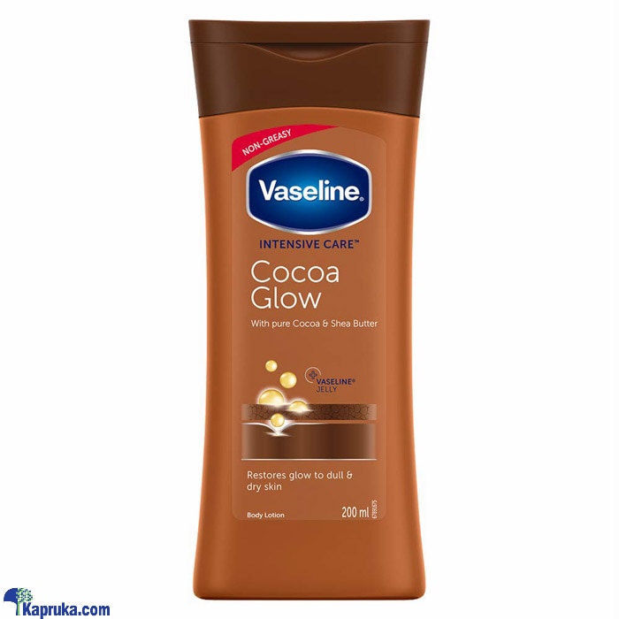 Vaseline Intensive Care Cocoa Glow Lotion 200ml Online at Kapruka | Product# cosmetics00552