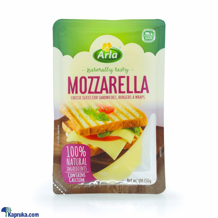 ARLA MOZZARELLA DAN.CHEESE SLICES(150G) Online at Kapruka | Product# grocery002157