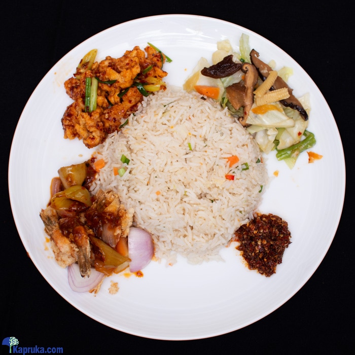 Red Orchid Executive Pack (Chicken With Dry Red Chili + Pork with Black Bean Sause) Vegetable Fried Rice Online at Kapruka | Product# redorchid0121_TC1
