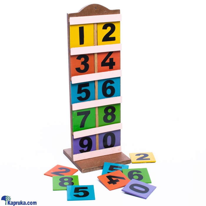 Wooden Number Board Stand number Learning Puzzles Board Toy, Educational Matching Game TN030     Online at Kapruka | Product# kidstoy0Z1276