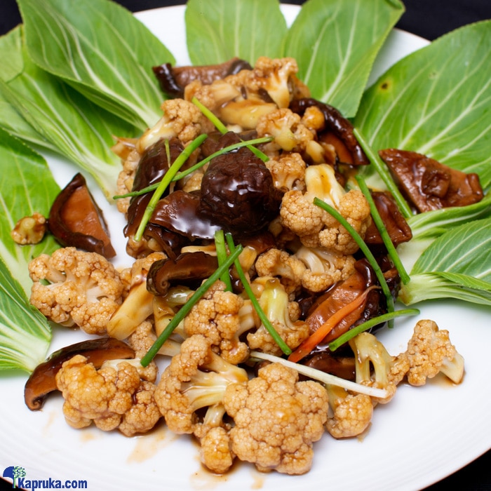 Mushroom, Cauliflower And Spring Onion Stir Fry Small Online at Kapruka | Product# redorchid0122_TC1