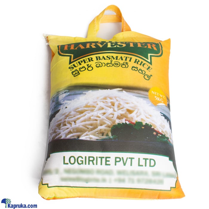 THE HARVESTER PURE PAKISTAN BASMATHI RICE - 5kg Online at Kapruka | Product# grocery002196