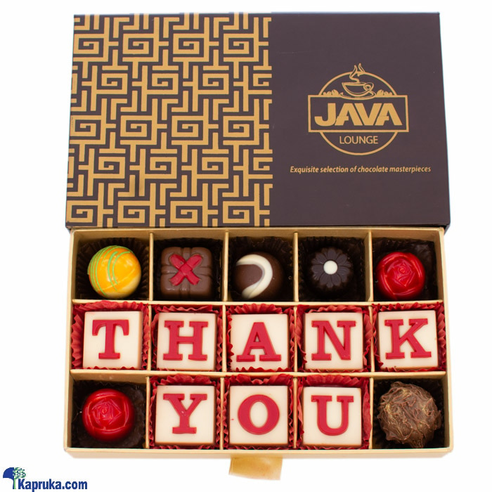 Java 'thank You' 15 Piece Chocolate Box Online at Kapruka | Product# chocolates001184