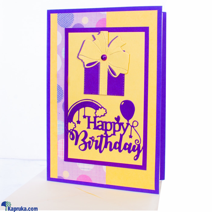 Happy Birthday Handmade Greeting Card Online at Kapruka | Product# greeting00Z324