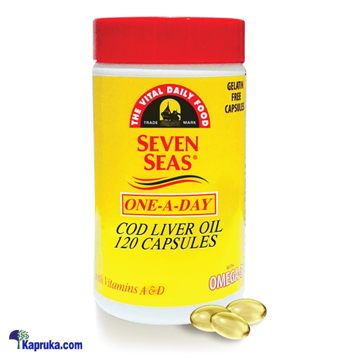Seven Seas Pure Cod Liver Oil 120 Capsules - (one A Day) Online at Kapruka | Product# grocery002224