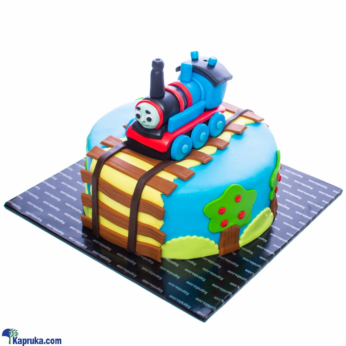 Thomas The Tank Engine Ribbon Cake Online at Kapruka | Product# cake00KA001216
