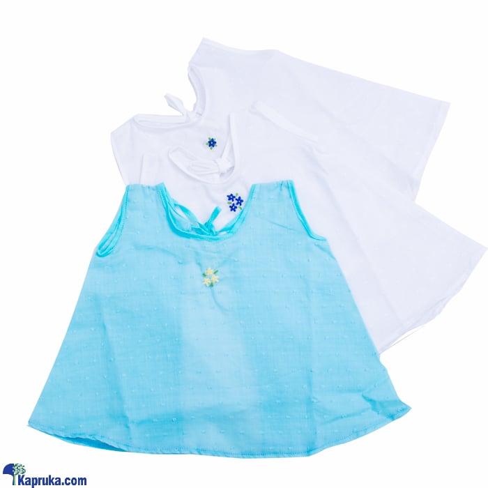 New Born Baby Frock - Luxury Cotton Party Shirt - New Born Clothing - Pack Of 03 - Baby Boy And Girl - Blue Online at Kapruka | Product# babypack00504_TC1