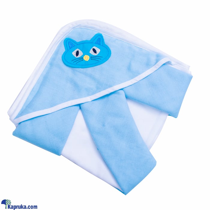 Kitty Theme Towel And Nappies - New Born 4pcs Washable Nappy - Baby Hooded Bath Towel Purple Online at Kapruka | Product# babypack00503_TC3