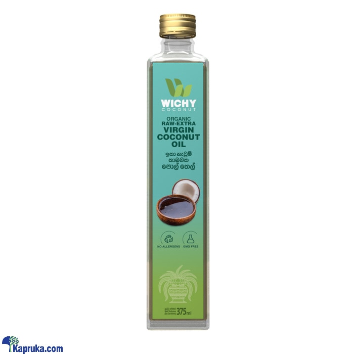 Wichy Organic Raw- Extra Virgin Coconut Oil- 375ml Online at Kapruka | Product# grocery002248